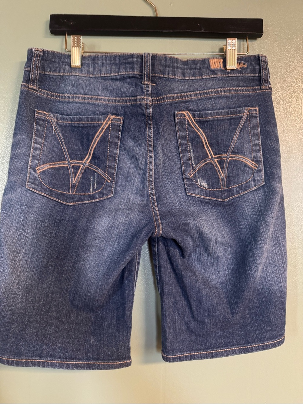 Kut from the Kloth Dark Blue Denim Shorts